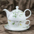 Bone China Teapot and Cup for coffee and Tea